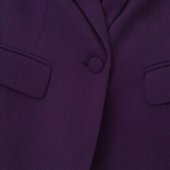 RACHEL ZOE FABULOUS PURPLE BLAZER - Picture 4 of 5